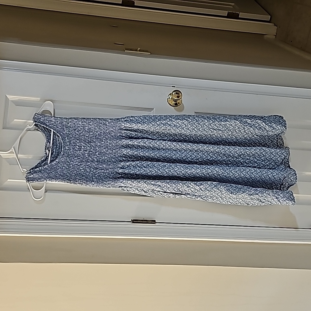 Croft and Borrow Blue Summer Dress